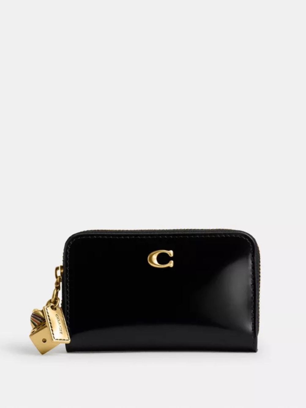 NWT Coach! Essential Small Zip Around Wallet
With Charms 🖤